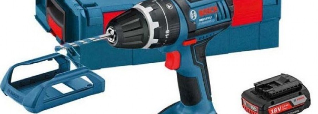 un trapano Bosch pronto all'uso.