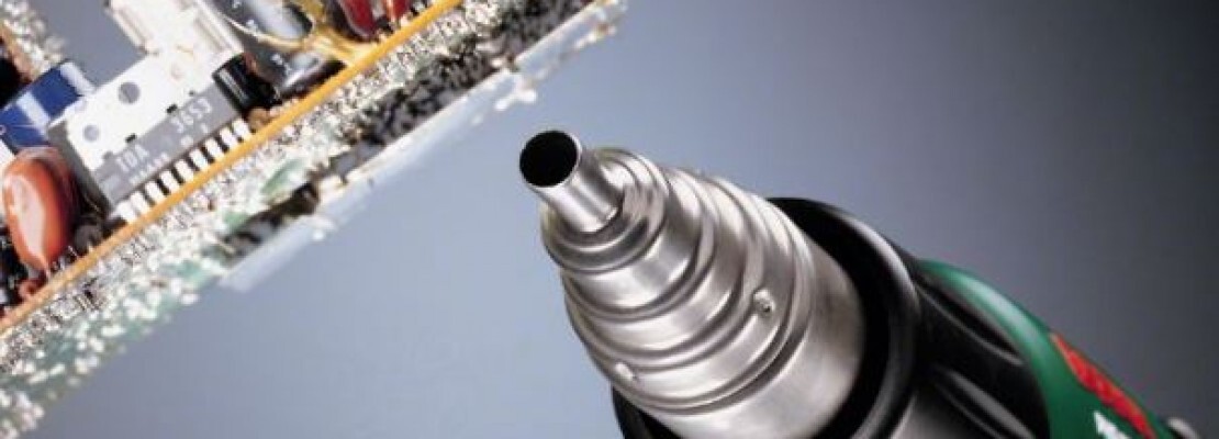 Una pistola ad aria calda Bosch.