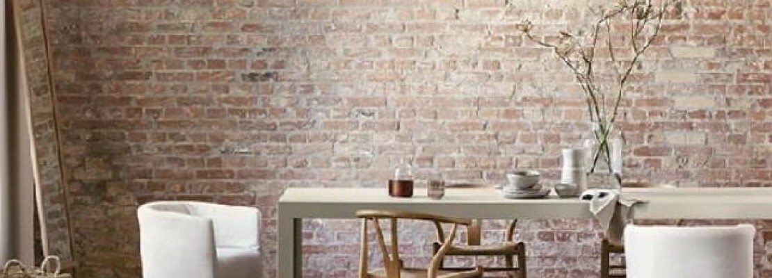 Immagine di parete interna di casa in mattoni