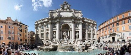 Una delle fontane di Roma