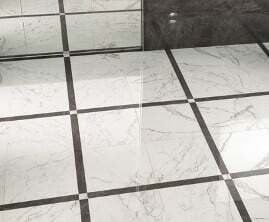 Un pavimento in marmo realizzato