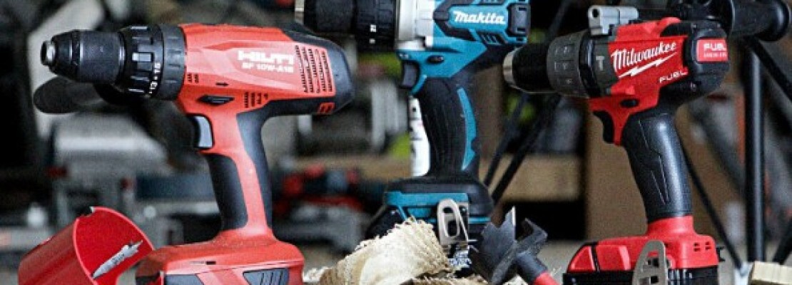 una selezione di trapani a batteria