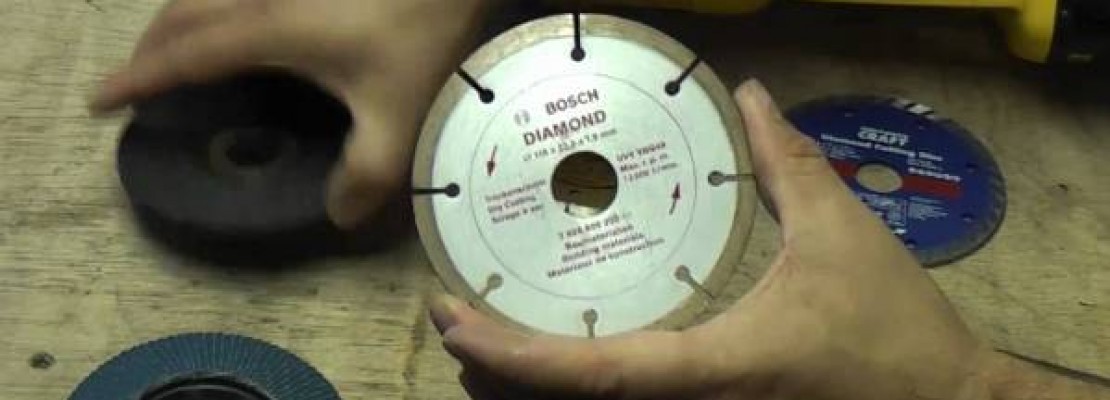 Un disco diamantato per ceramica.
