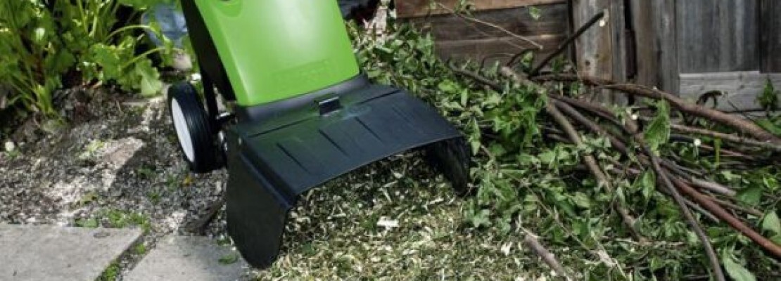 un biotrituratore da giardino.