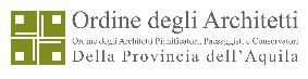 Logo Ordine degli Architetti della Provincia de LAquila