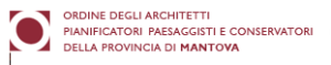 Logo Ordine degli Architetti PPC della Provincia di Mantova