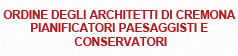 Logo Ordine degli Architetti di Cremona