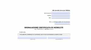 Esempio di certificato di agibilità