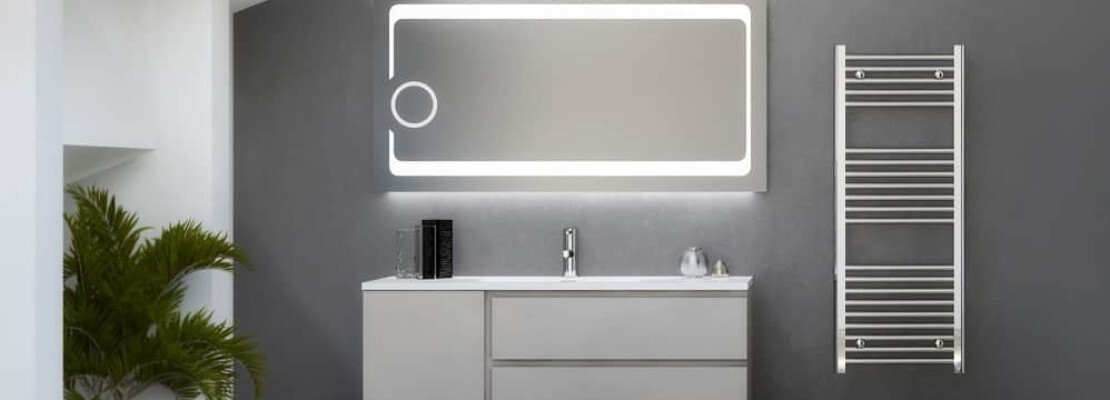 Specchio da bagno illuminato a led