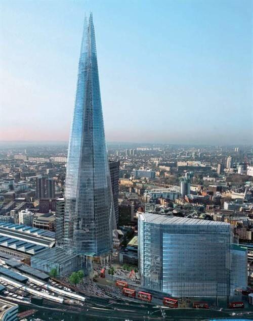 Shard di Londra, capolavoro architettonico di Renzo Piano