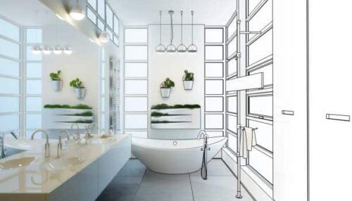 Design sofisticato per il tuo bagno moderno