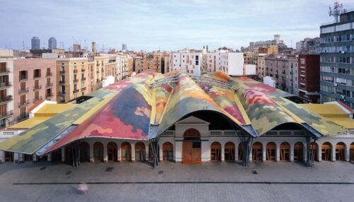 Mercato di Santa Caterina a Barcellona, progetto di Benedetta Tagliabue