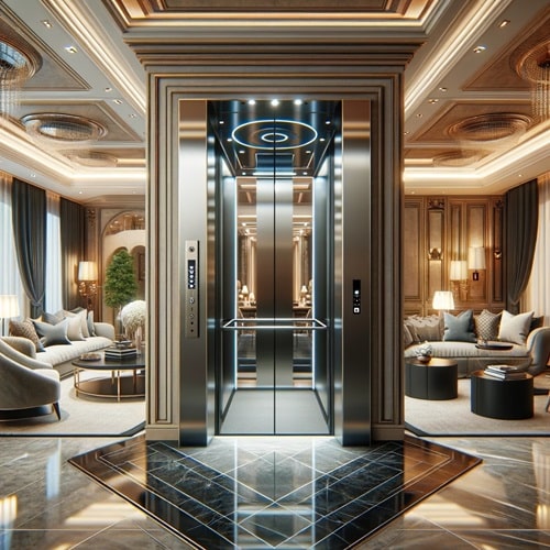 Elegantissimo ascensore installato