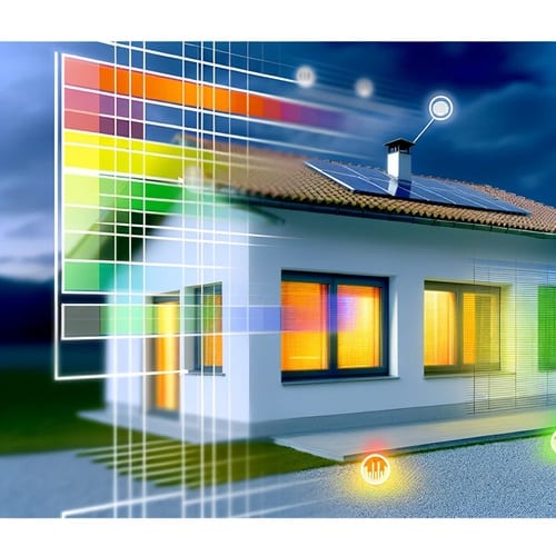 Miglioramento efficienza energetica attraverso infissi a bassa emissività in una casa ecologica