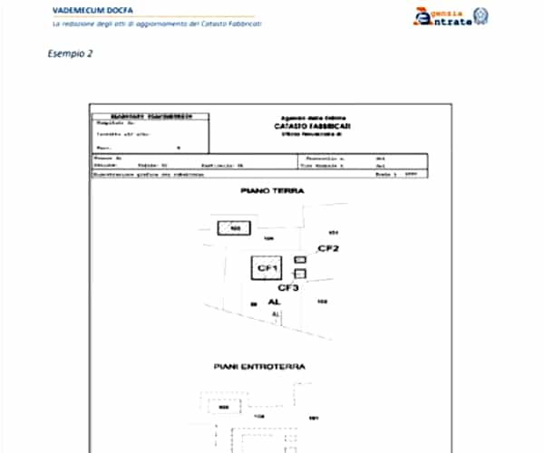 Schermata Docfa Agenzia delle Entrate.