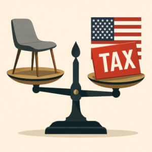Dazi USA impatto settore arredamento Made in Italy aumento dei prezzi.