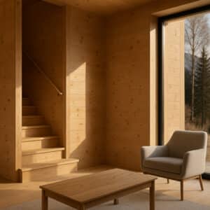 Baita di montagna sostenibile: l'esempio di Biquadra Studio ad Avelengo in Alto Adige.