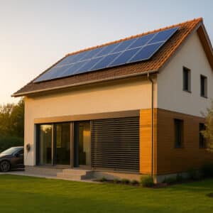 Casa passiva: villa anni ’60 con fotovoltaico e frangisole