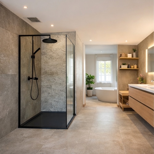 Progetto completato: bagno da ristrutturare al termine dei lavori.