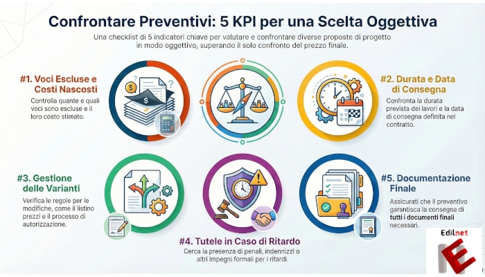 KPI indicatori chiave per misurare la convenienza dei preventivi di ristrutturazione casa chiavi in mano
