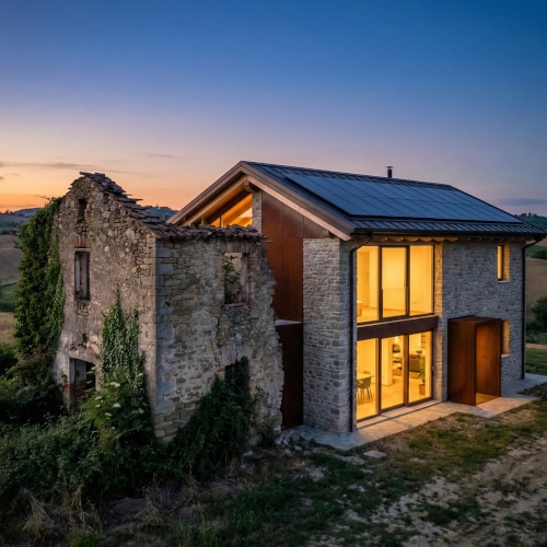 Trasformare un rudere in casa passiva: caso studio a Pavia