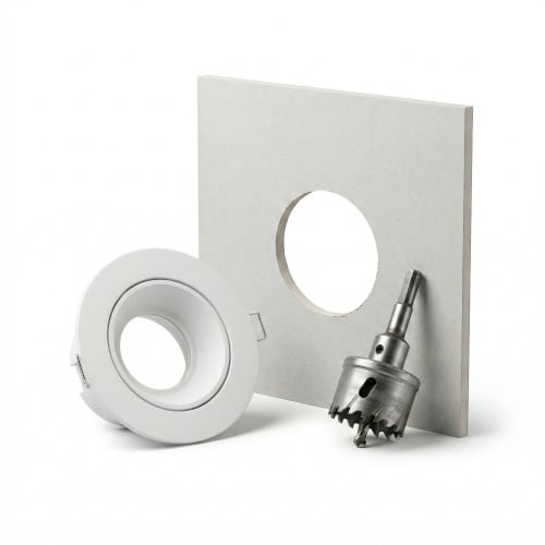 Dettagli elementi porta faretto led