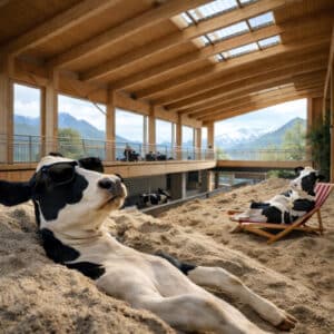 Wood Architecture Prize 2026: tra i vincitori una stalla didattica progettata per 120 mucche: si chiama The Big Zip ed è a Mantello (SO). La stalla è uno spazio visitabile, con ventilazione e luce modulabili e una copertura in travi lamellari.