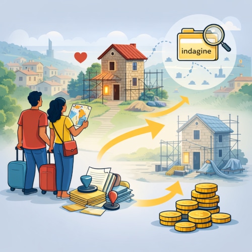 Case a 1 euro, lavori 0 e crediti da 10 milioni: solita truffa da manuale