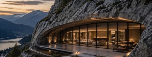 Una villa ipogea di lusso scavata nella roccia: la casa Hobbit è il nuovo status symbol dei super ricchi che cercano privacy, paesaggio e architettura invisibile.