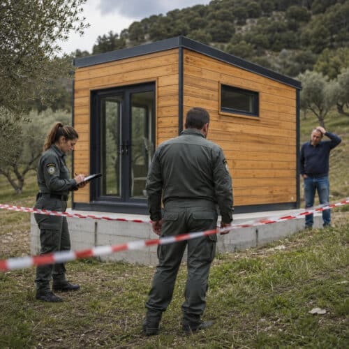 Per una casetta in legno ora rischia l’arresto: se vuoi una tiny house questo caso ti riguarda