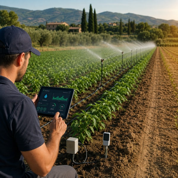 I sistemi di irrigazione smart arrivano nei campi e nelle coltivazioni in Trentino ed Emilia Romagna.