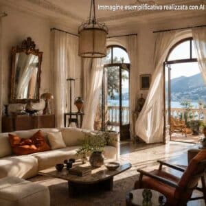 Una villa a Capri viene rivoluzionata da un famoso interior design. Fonte di ispirazione: La Dolce Vita di Fellini.