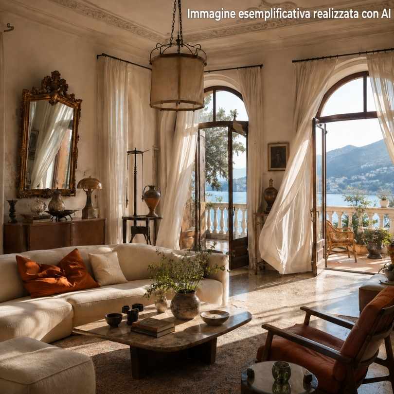 Una villa a Capri viene rivoluzionata da un famoso interior design. Fonte di ispirazione: La Dolce Vita di Fellini.
