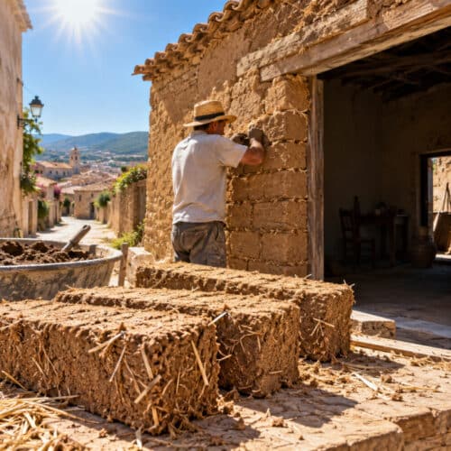 Caldo estremo: la soluzione arriva da un mattone sardo in terra e paglia
