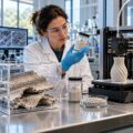 Cemento-amianto detossificato trasformato in materiale per la stampa 3D in un laboratorio di ricerca